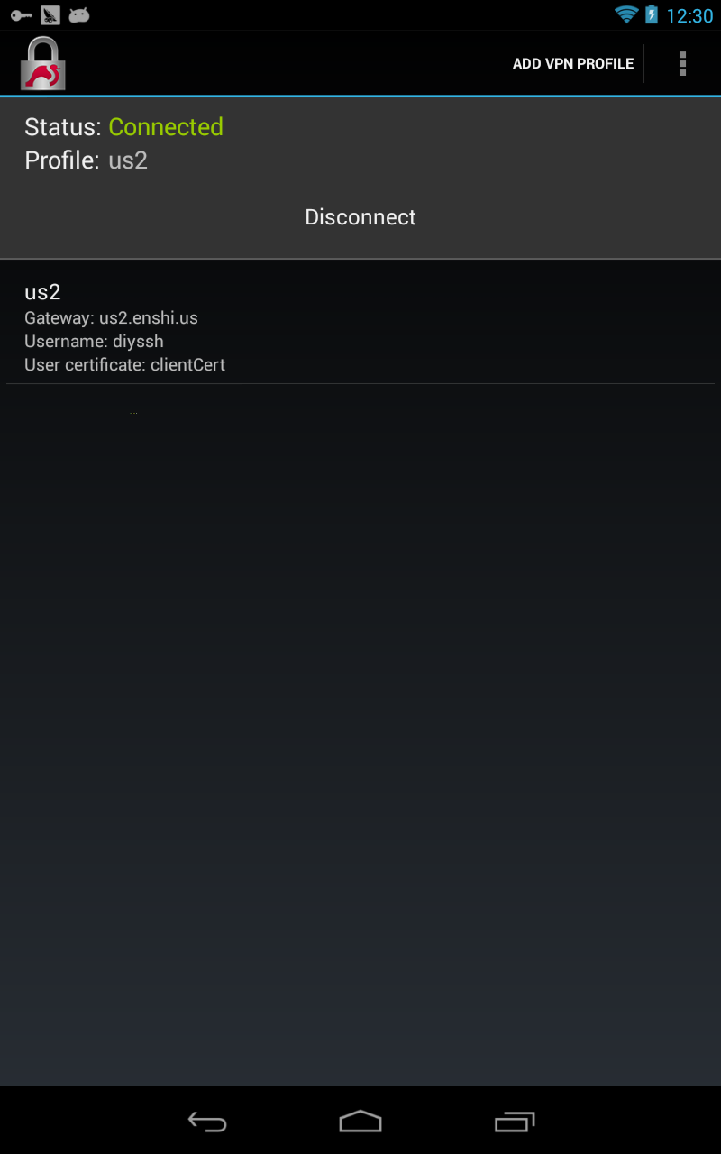 Android 4.X下使用strongSwan VPN Client 连接本站IKEv2协议VPN教程