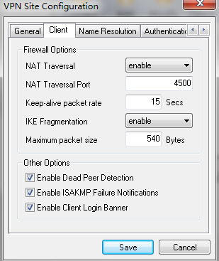 Windows下使用Shew VPN Client连接Cisco IPsec VPN教程